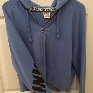PINK cropped hoodie